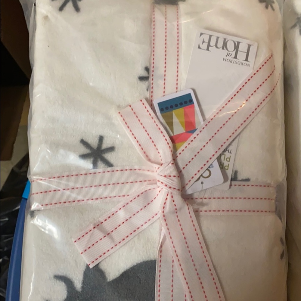 Nordstrom plush throw